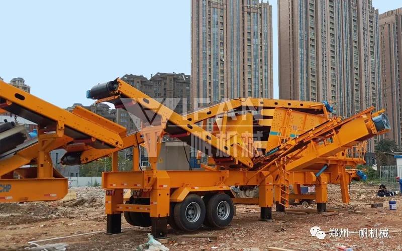 建筑垃圾處理生產線現(xiàn)場圖二